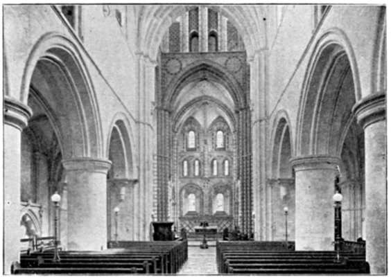 Image 47 CHURCH OF ST CROSS: VIEW OF EAST END FROM NAVE.