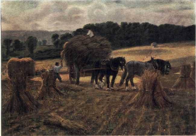 HARVESTING IN HERTFORDSHIRE. HARVESTING IN HERTFORDSHIRE.