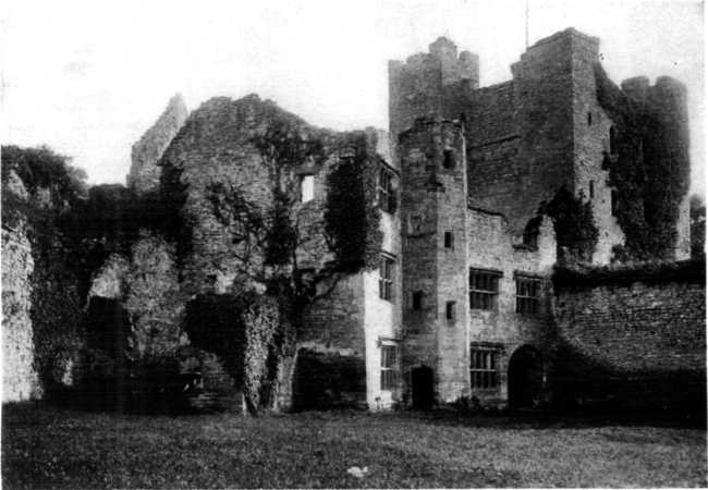 LUDLOW CASTLE, THE KEEP AND ENTRANCE. LUDLOW CASTLE, THE KEEP AND ENTRANCE.