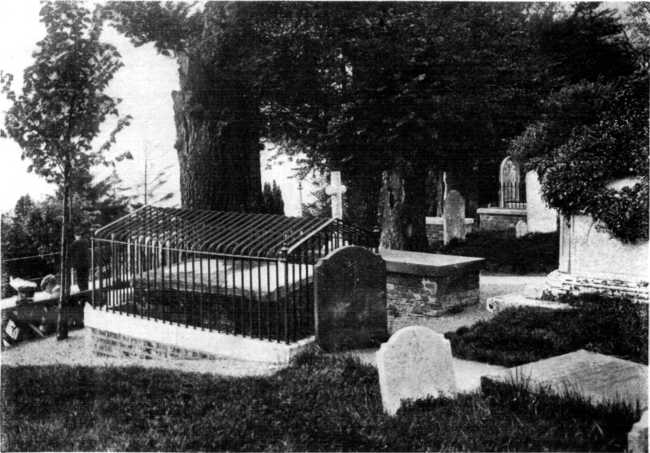 BYRON'S ELM IN CHURCH YARD, HARROW. BYRON'S ELM IN CHURCH YARD, HARROW.
