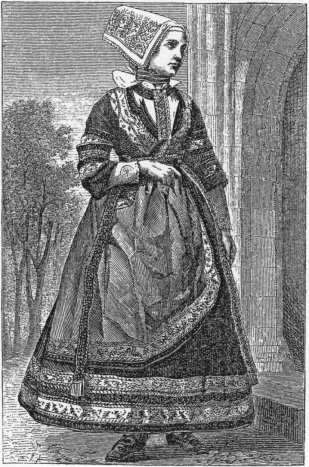 59. Costume of a Finistère Bride.