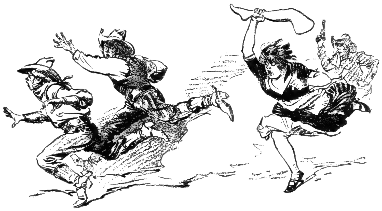 A lady running toward a crashed biplane