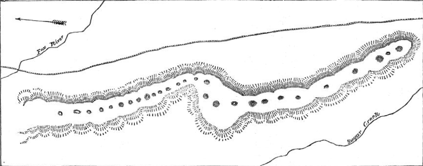 Fig. 18.—Group of mounds, Clarke County, Missouri.