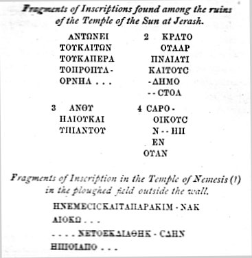 Two inscriptions