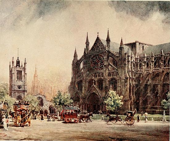 LONDON WESTMINSTER ABBEY. THE NORTH TRANSEPT