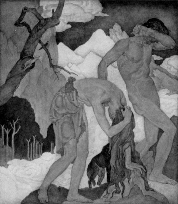 The Man yawned. 'I am still tired. Fetch the horse, that he may carry me back to my dwelling.'