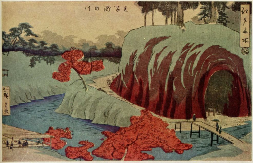 No. 8. Examples of Color Harmony. HIROSHIGE. “Taki no gawa at Oji”