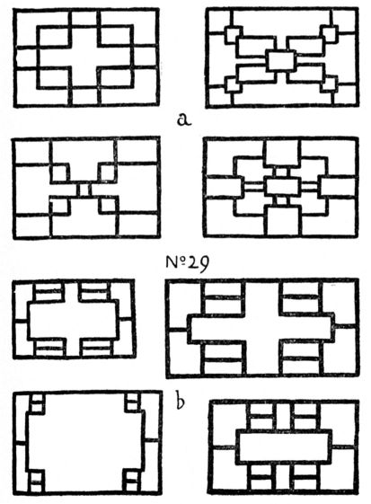 No. 29. Examples of Rectangular Design.