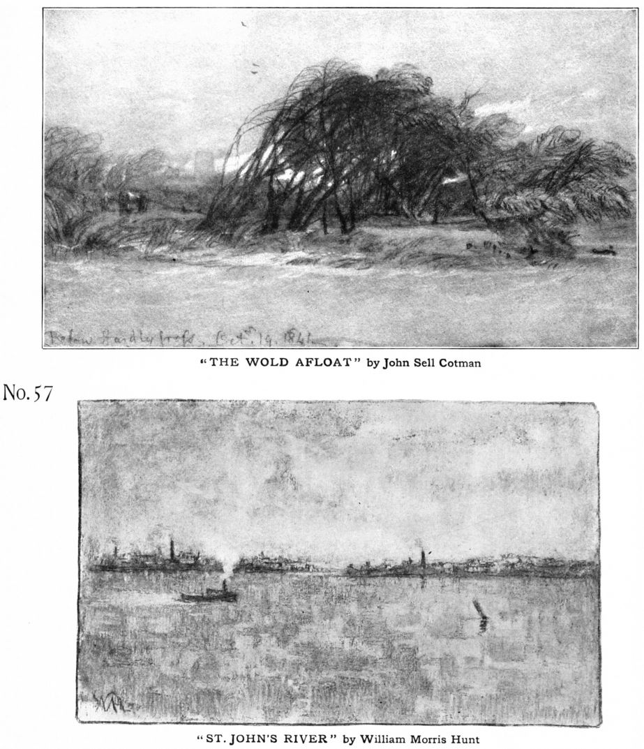 “The World Afloat” by John Sell Cotman. “St. John's River” by William Morris Hunt.
