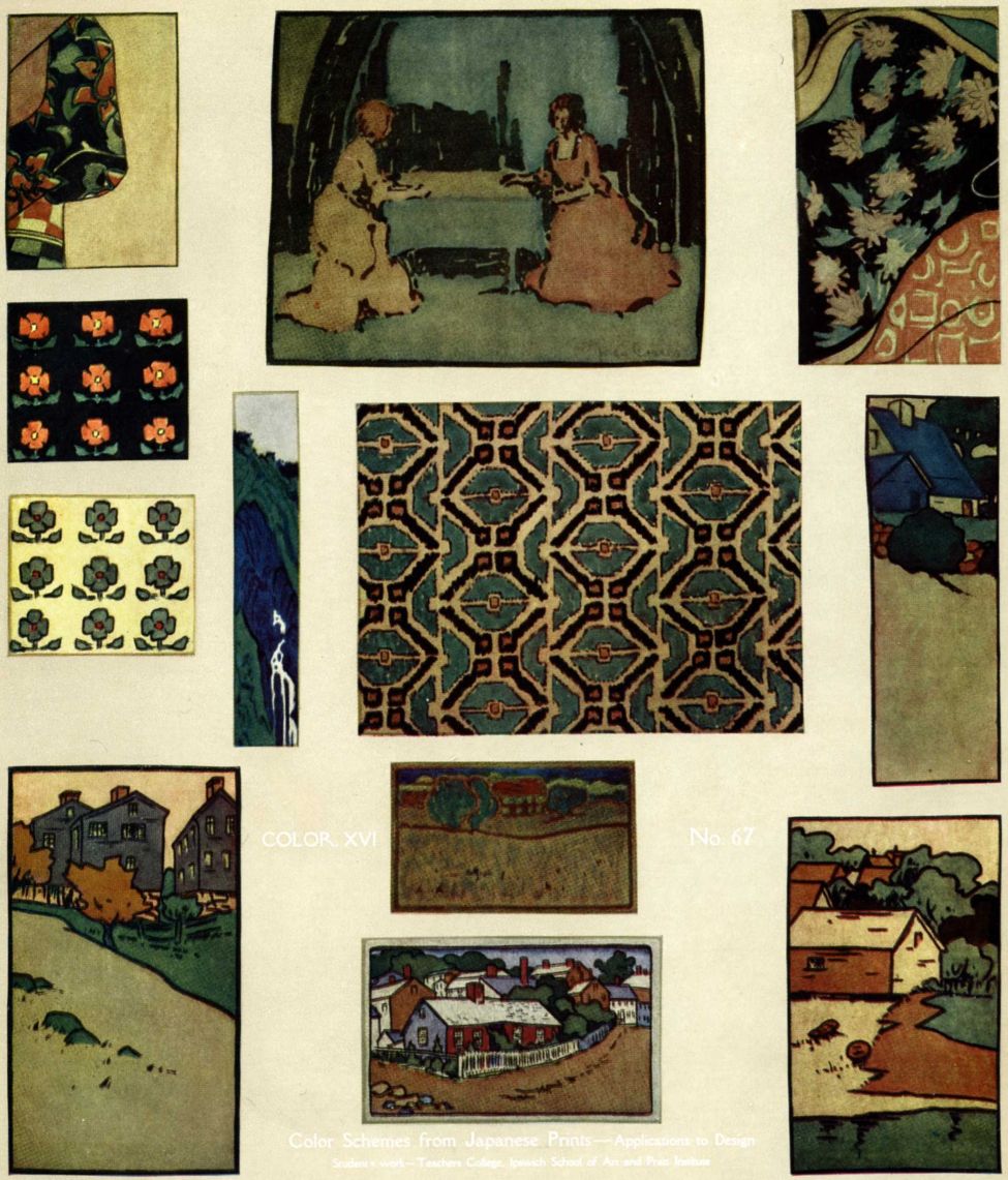 No. 67. Color schemes from Japanese prints—Applications to Design.