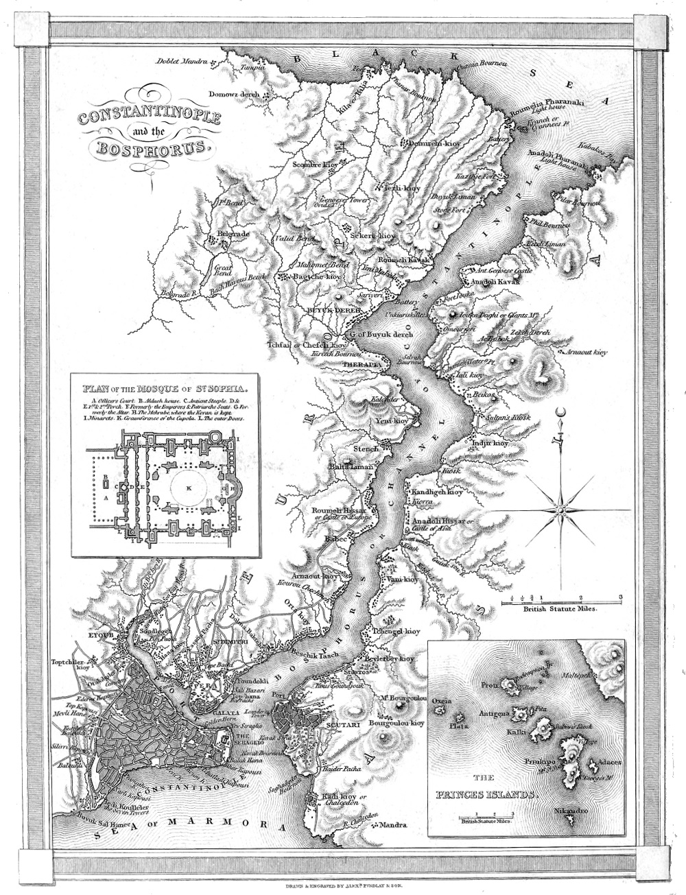 CONSTANTINOPLE and the BOSPHORUS.
