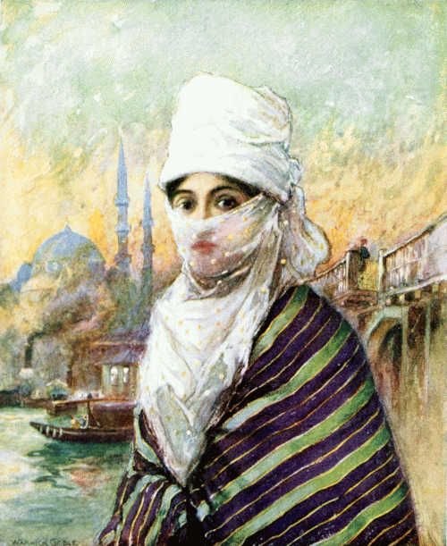 A TURKISH LADY IN OUT-DOOR DRESS A TURKISH LADY IN OUT-DOOR DRESS