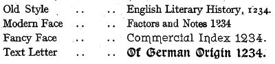 type-faces