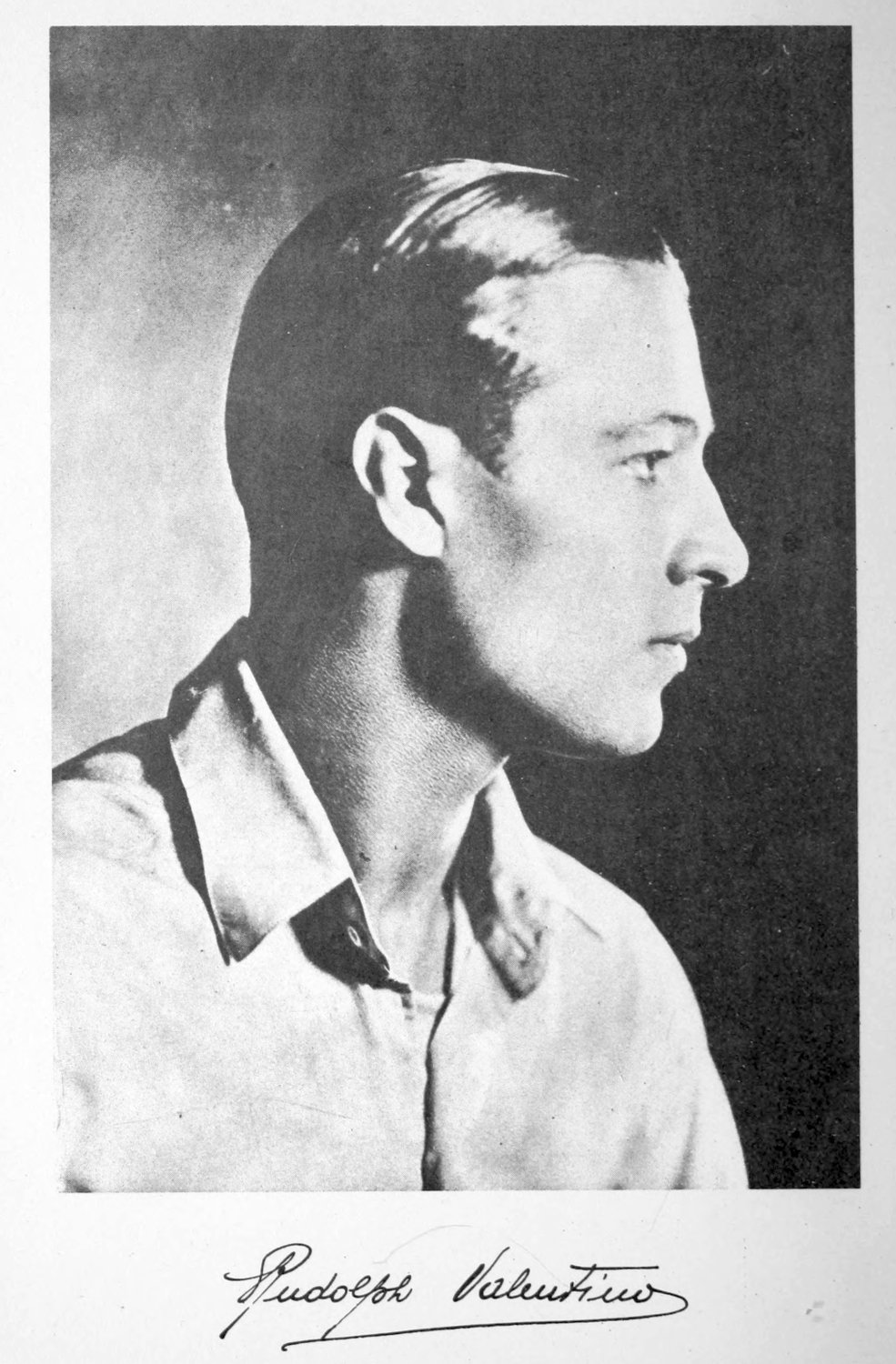[The image of Rudolph Valentino is unavailable.]