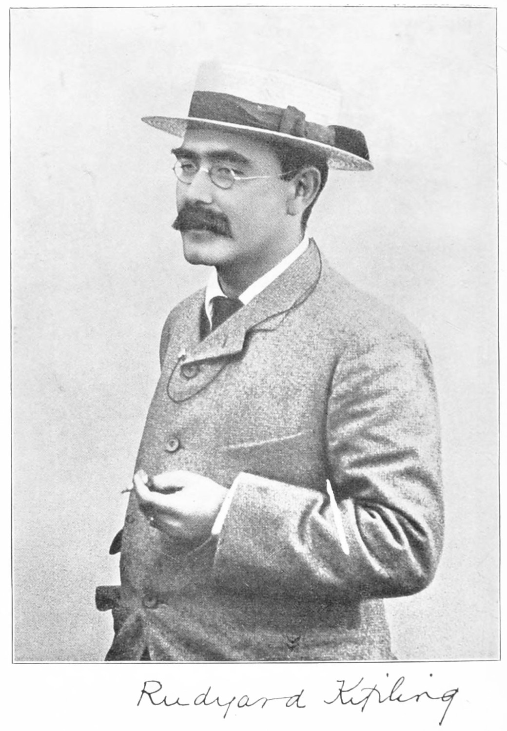 [The photo of Kipling is unavailable.]