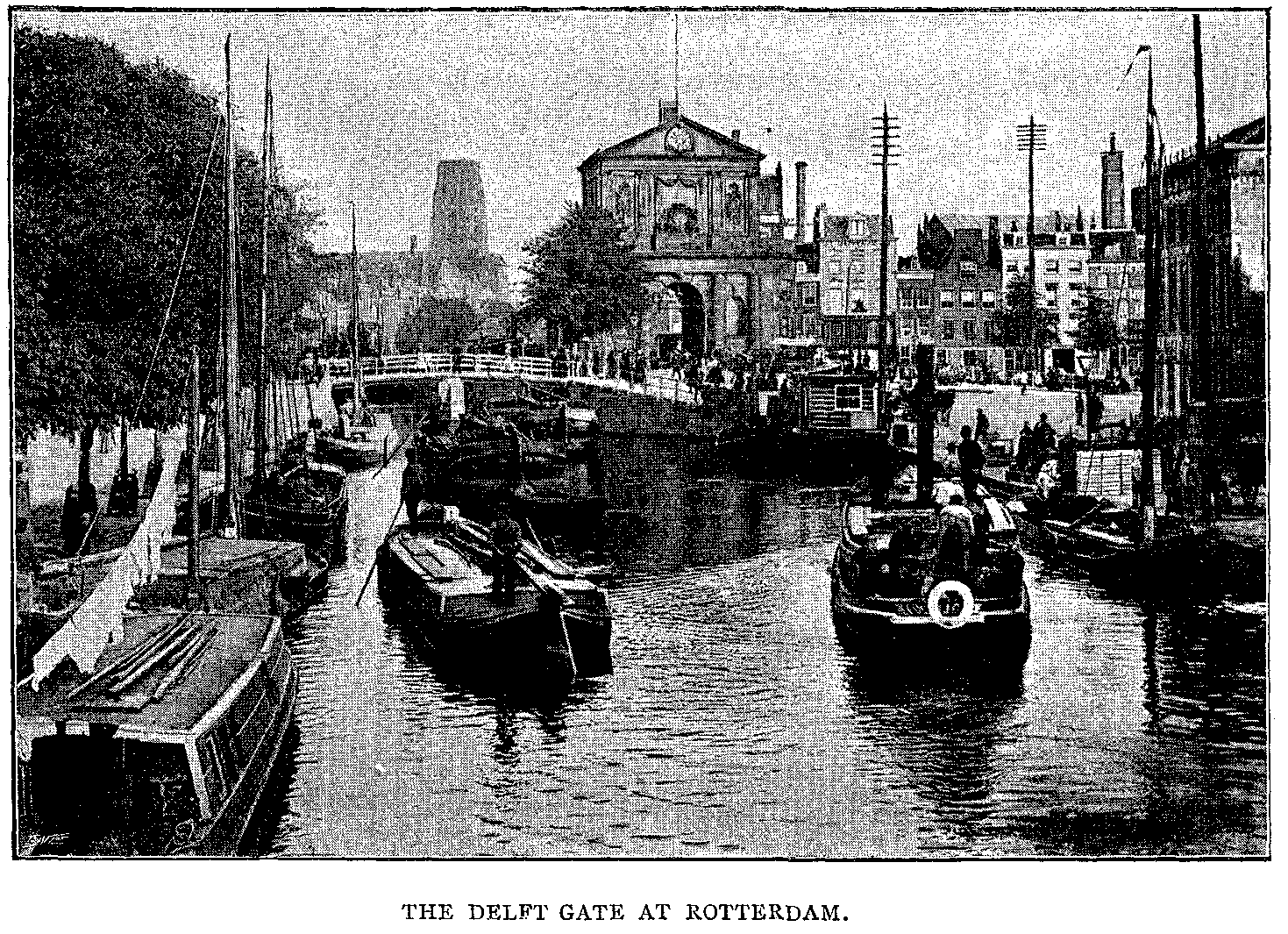 The Delft Gate at Rotterdam.