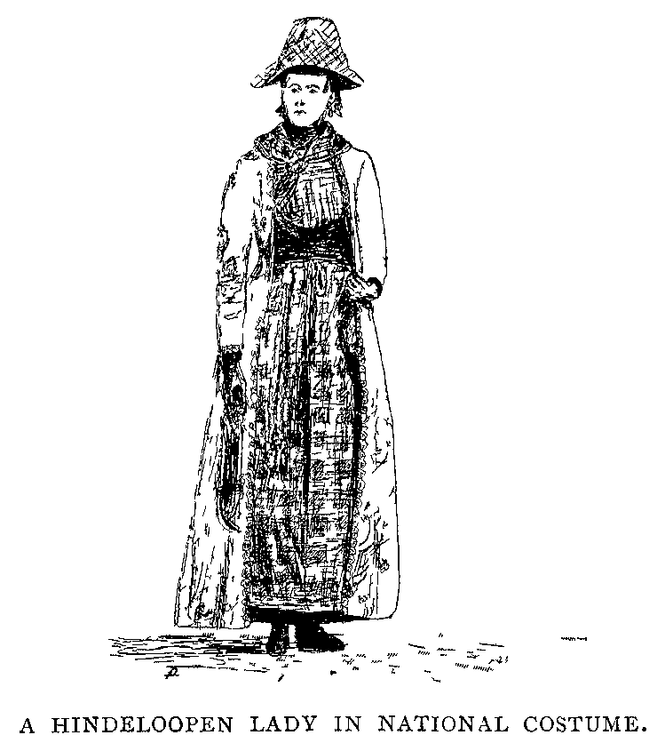 A Hindeloopen Lady in National Costume. A Hindeloopen Lady in National Costume.