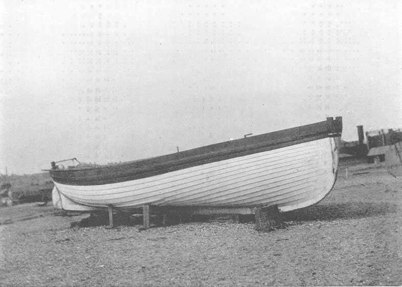 The “Happy New Year” yawl, belonging to  Posh’s beach company