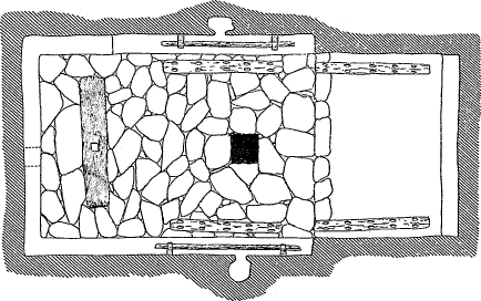 plan of Shupaulovi kiva plan of Shupaulovi kiva