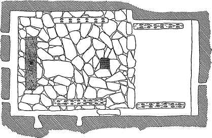 plan of Mashongnavi kiva plan of Mashongnavi kiva