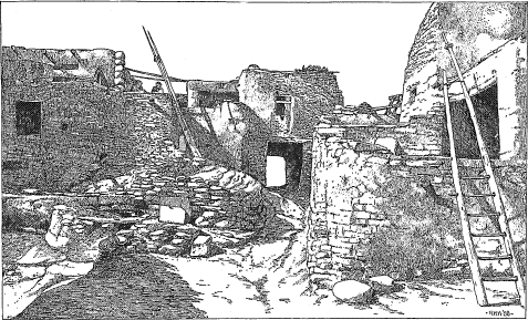 Walpi passageway Walpi passageway