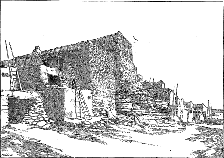 Walpi houses Walpi houses