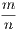 m-n