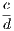 c - d