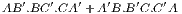 ′ ′ ′ ′ ′ ′ AB .BC .CA + AB.B C.CA