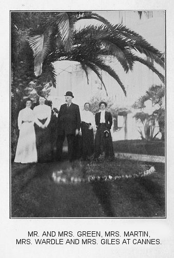 Mr. and Mrs. Green, Mrs. Martin, Mrs. Wardle and Mrs. Giles at Cannes