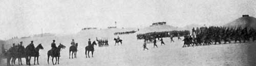 Review of French troops Review of French troops