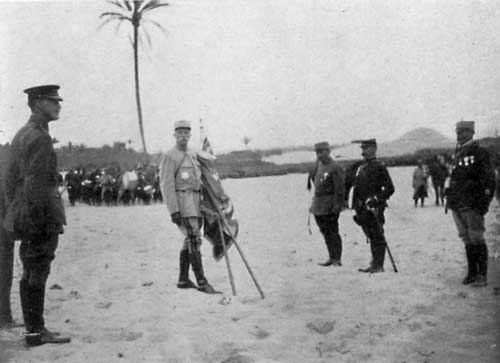 Review of French troops Review of French troops
