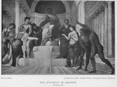 THE JUDGMENT OF SOLOMON (Unfinished) THE JUDGMENT OF SOLOMON (Unfinished)