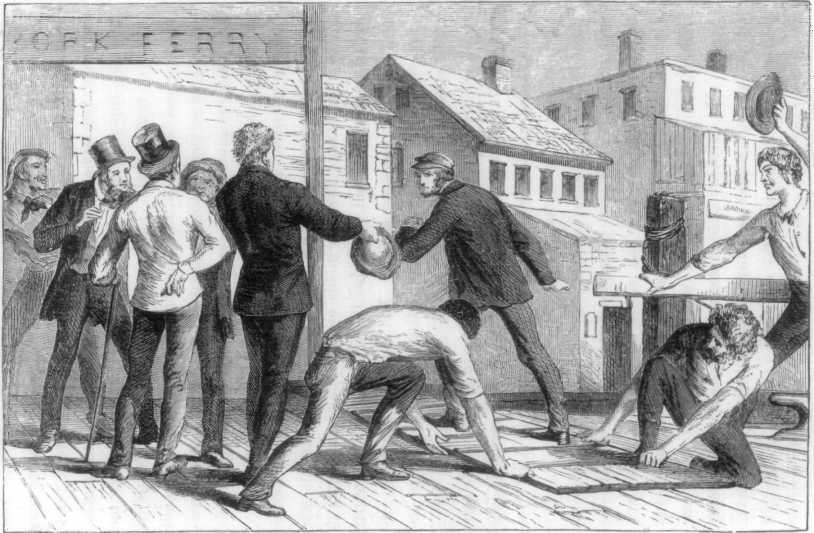 VANDERBILT CARRYING OFF THE SHERIFF.
