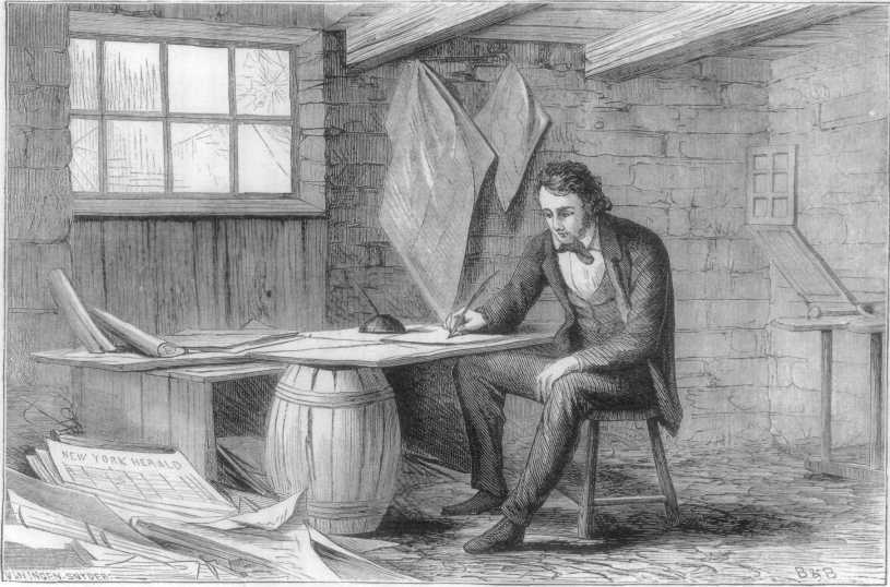 HOW THE "NEW YORK HERALD" BEGAN.