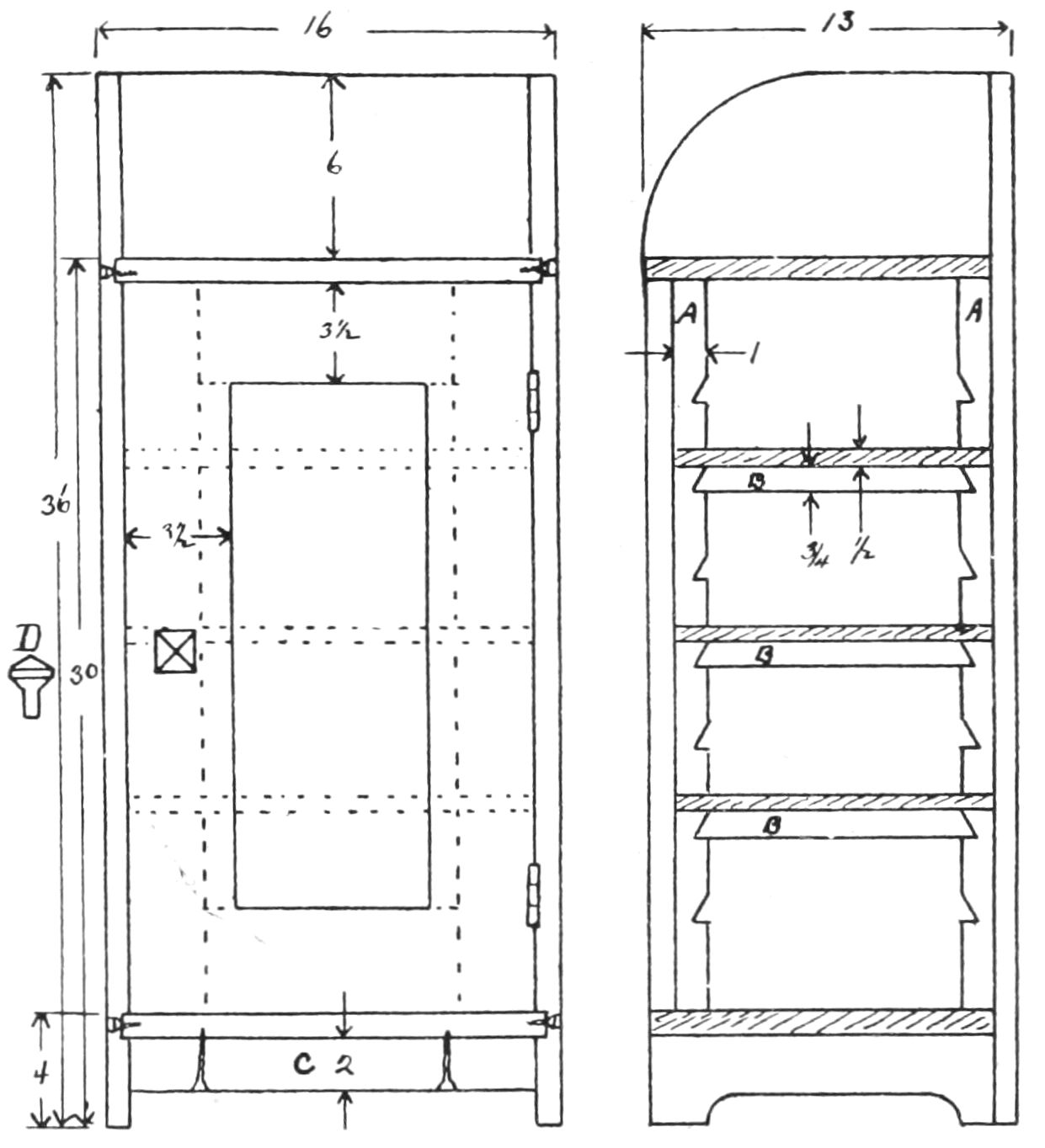 (Music Cabinet Plan)