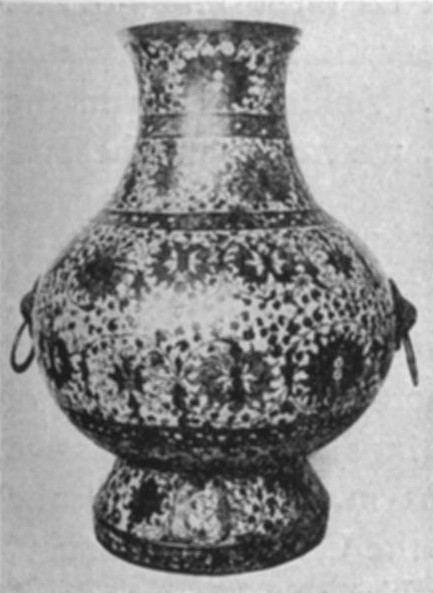 Cloisonne Vase Chinese, Ming Dynasty Cloisonne Vase Chinese, Ming Dynasty