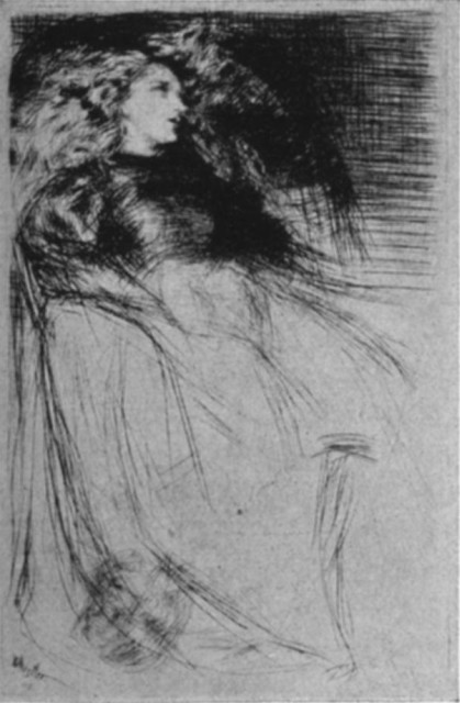 Weary, Dry-point, by James McNeil Whistler, 1834-1903 Weary, Dry-point, by James McNeil Whistler, 1834-1903
