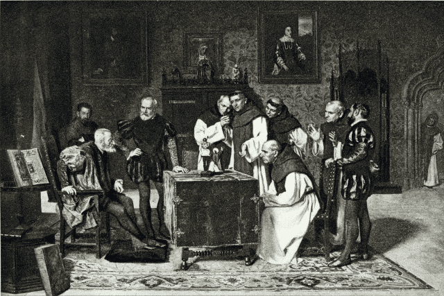 CHARLES V. AT YUSTE. Illustration: CHARLES V. AT YUSTE.