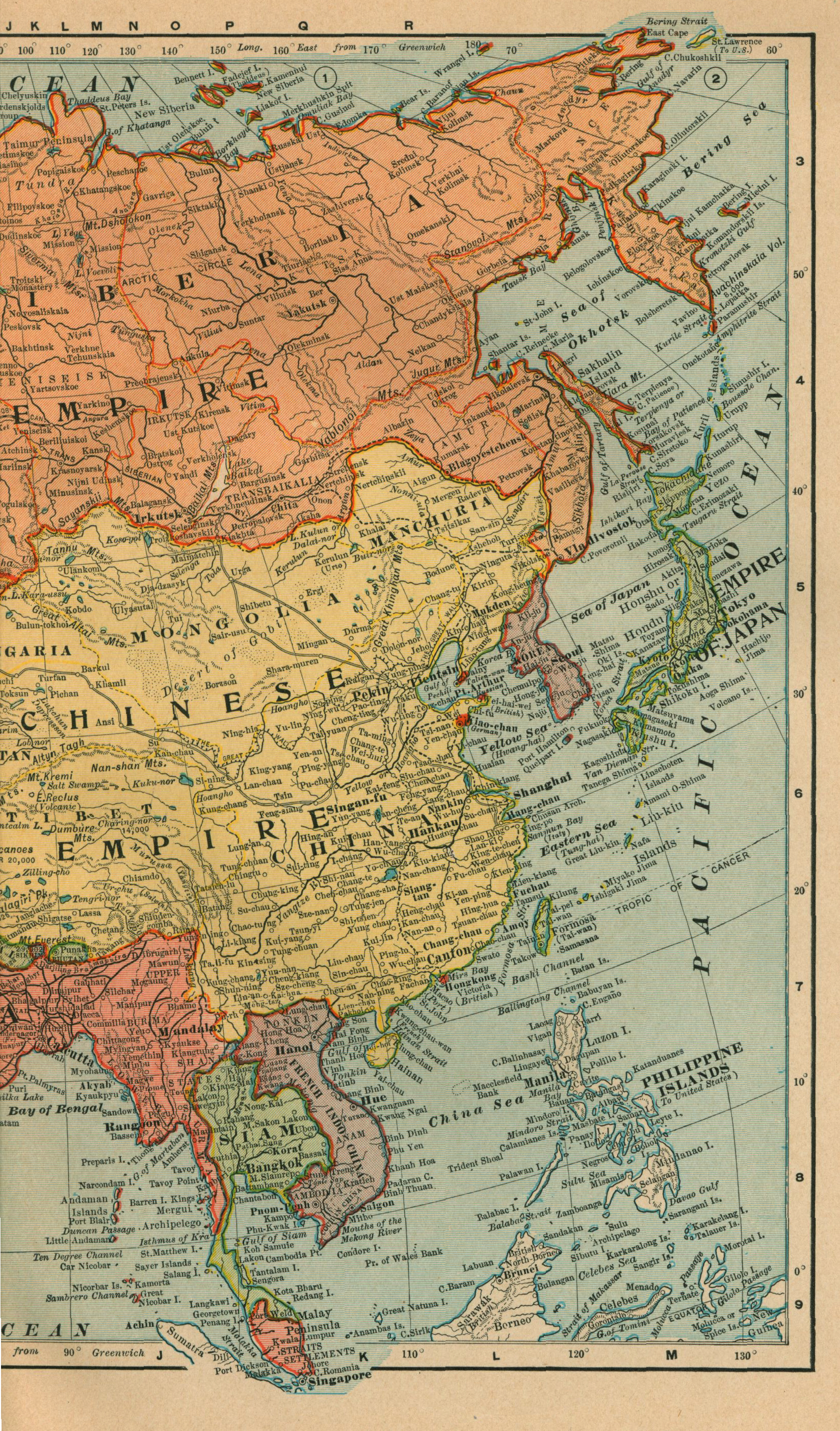 Map of Asia