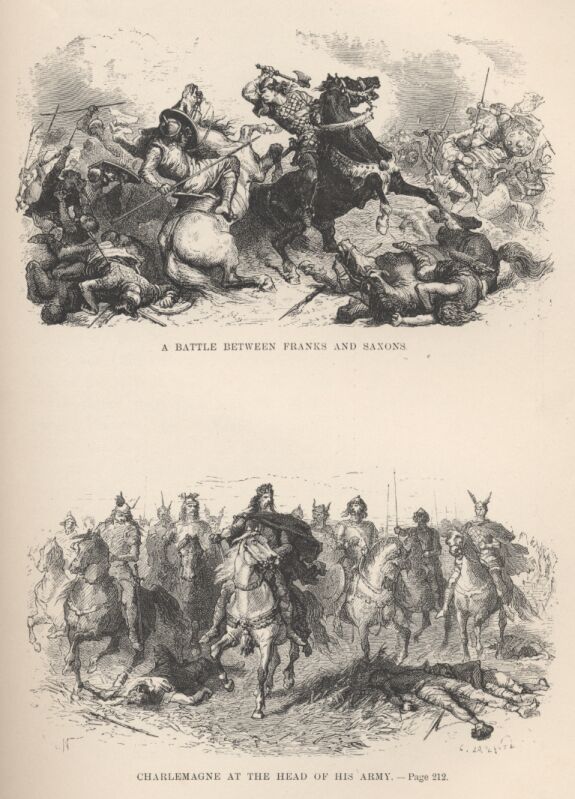 Charlemagne at the Head of his Army——212