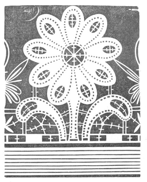 Lace flower design Lace flower design
