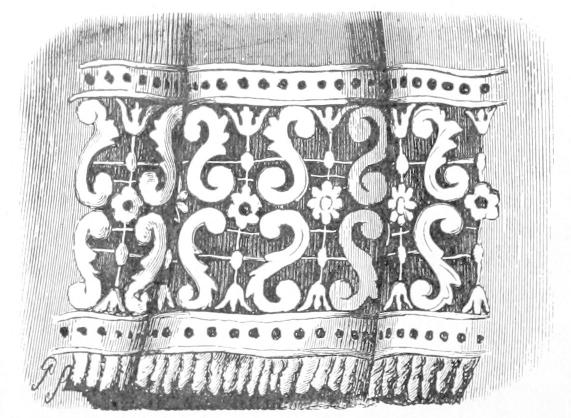 Lace with S motifs Lace with S motifs