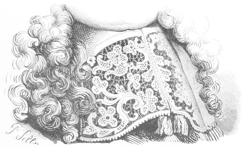 Detail of lace collar Detail of lace collar