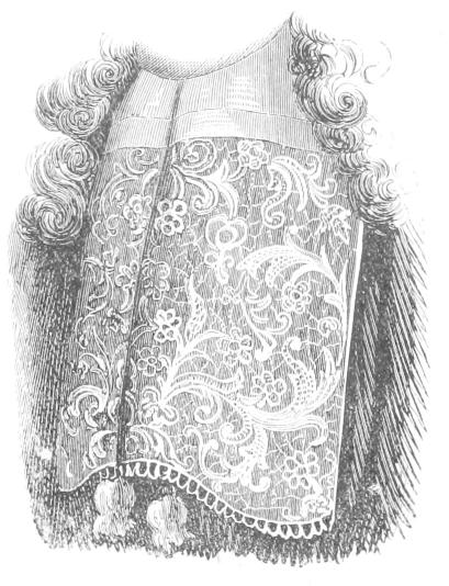 Detail of lace neck-piece Detail of lace neck-piece