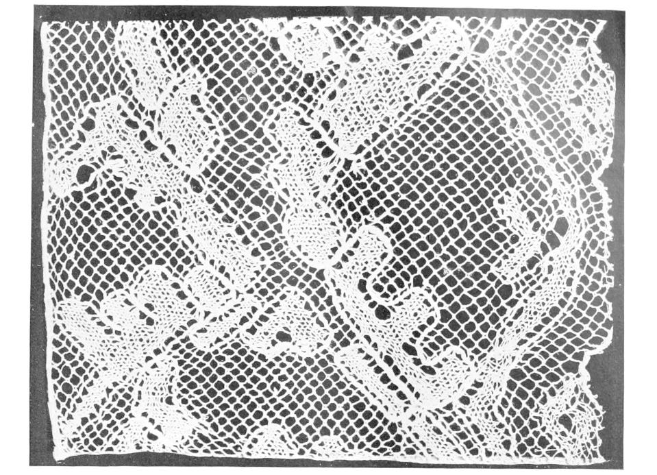 Lace with large mesh