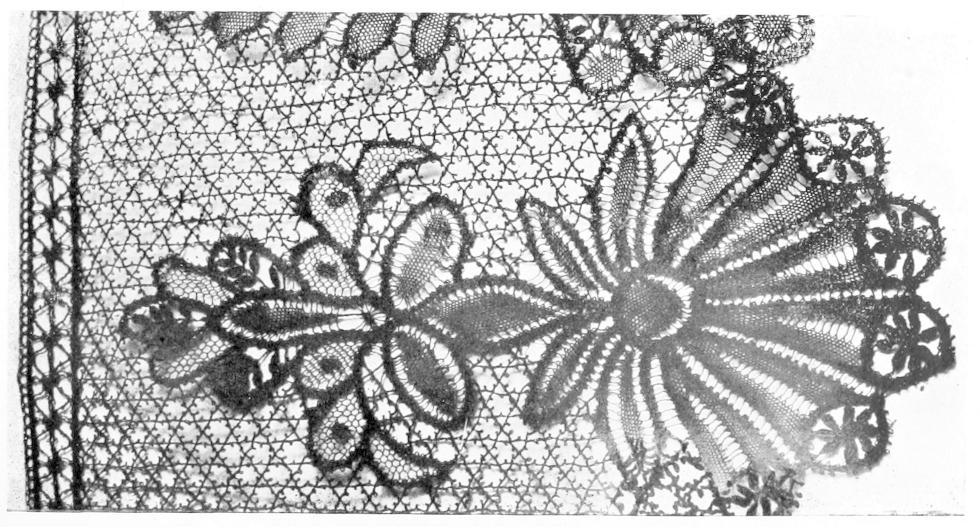Detail of black lace
