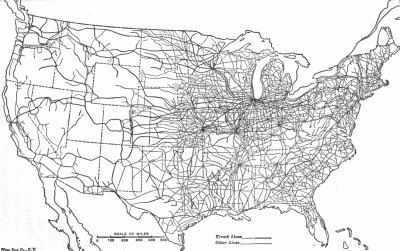 Railroads of the United States in 1918 Railroads of the United States in 1918