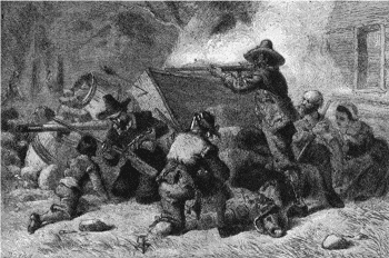 Virginians Defending Themselves against the Indians Virginians Defending Themselves against the Indians