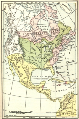 English, French, and Spanish Possessions in America, 1750 English, French, and Spanish Possessions in America, 1750